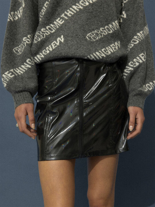 SNKIM HW TIGHT MINI SKIRT - MCH