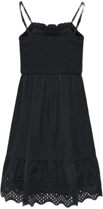 KOGLOU LIFE EMB SMOCK DRESS WVN