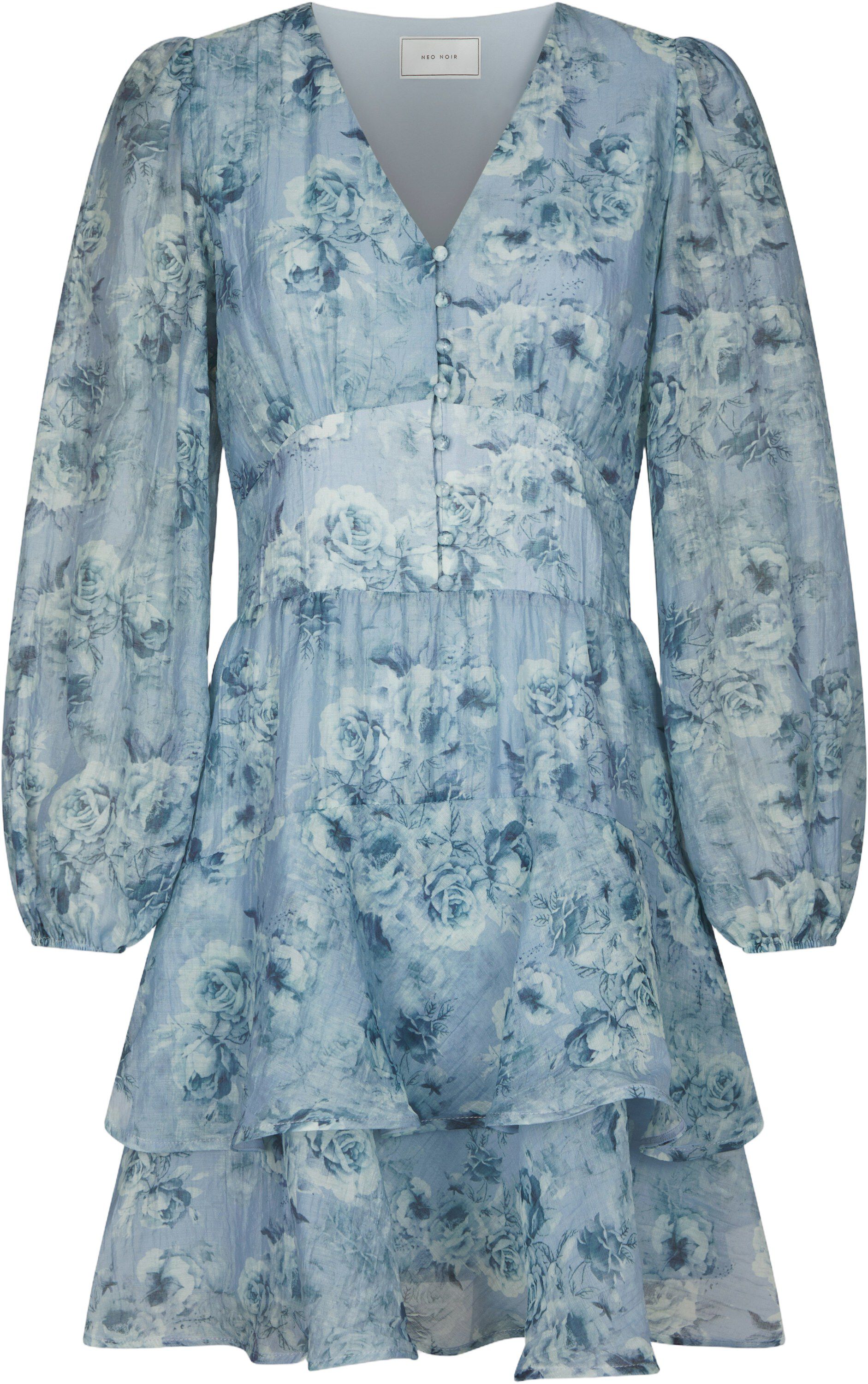 Mabella Crepe Print Dress