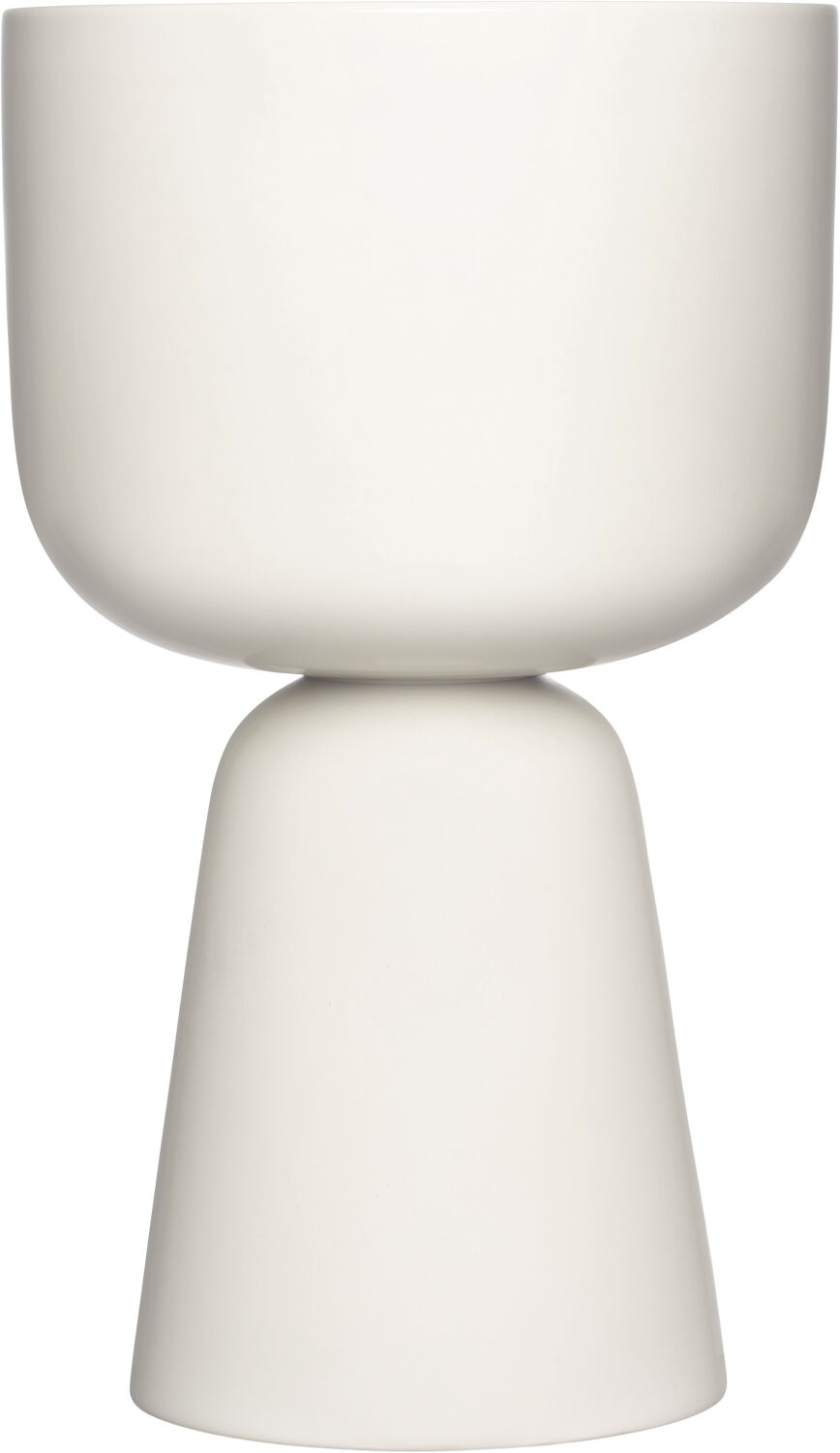 Nappula urtepotte 400x245mm hvid