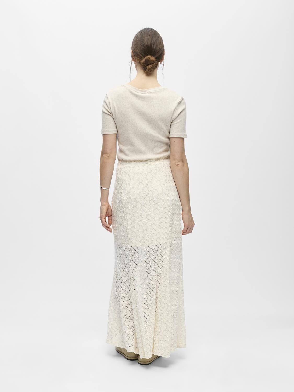 OBJJULIA HW LONG SKIRT 144