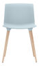 TAC Chair plast Iceblue / Oak white pigm. lacquer