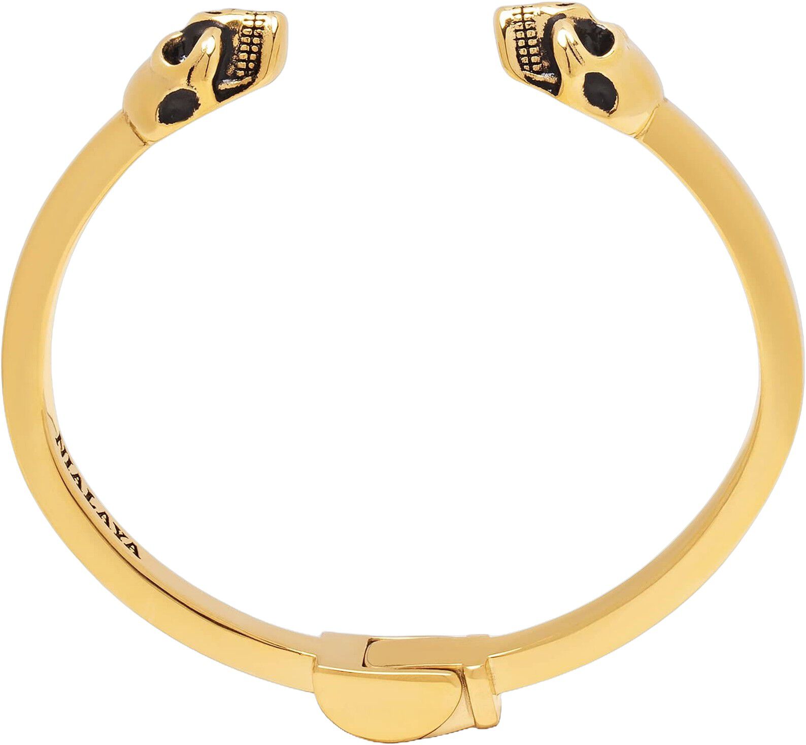 Men's Golden Skull Bangle