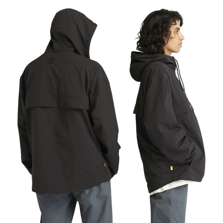 half-zip windbreaker jacket