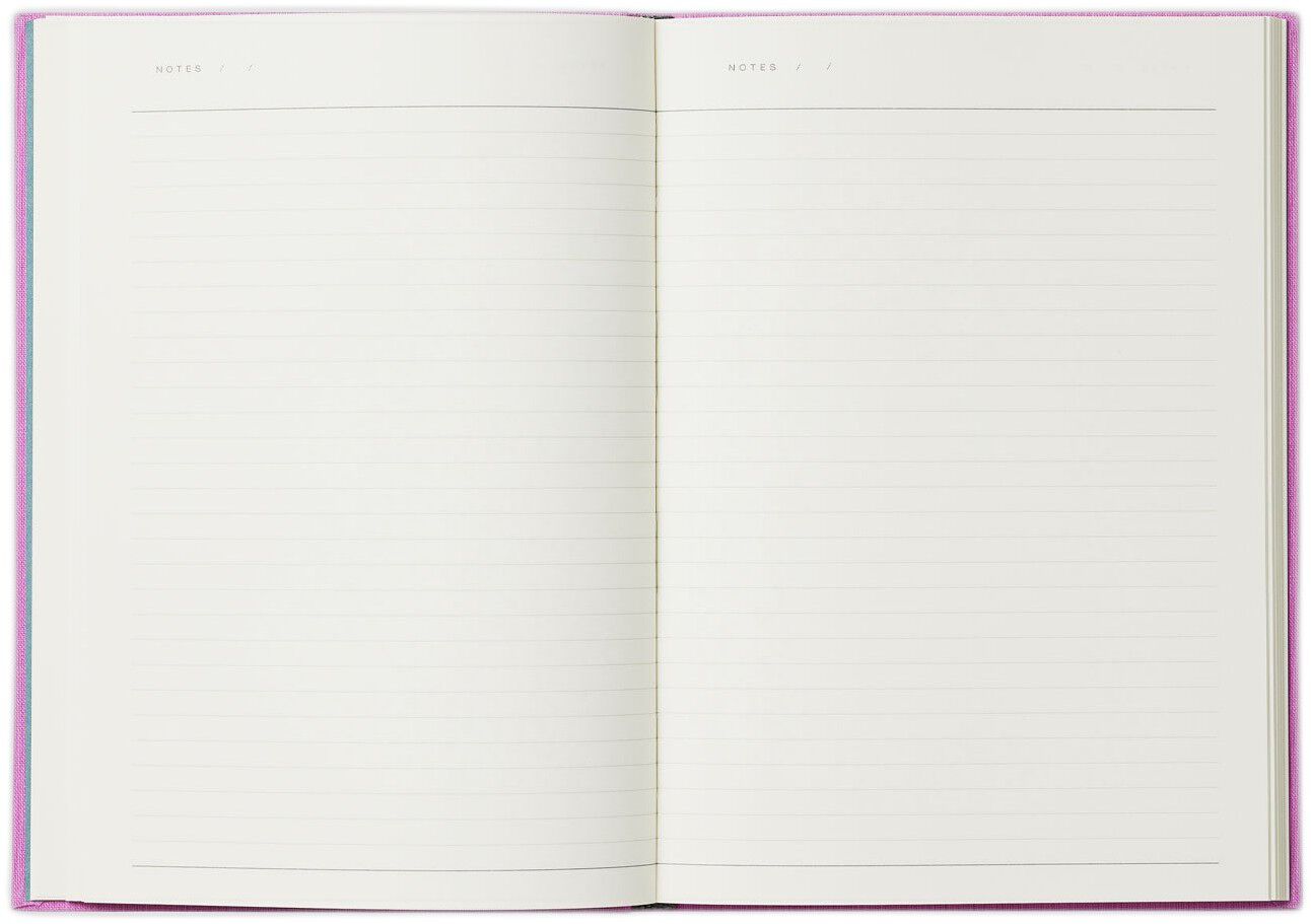 BEA notebook with elastic band