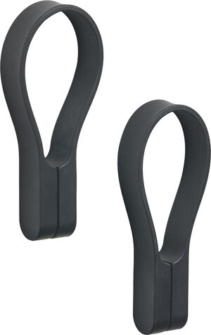 Håndklædestrop Loop magnet 2 stk. Black