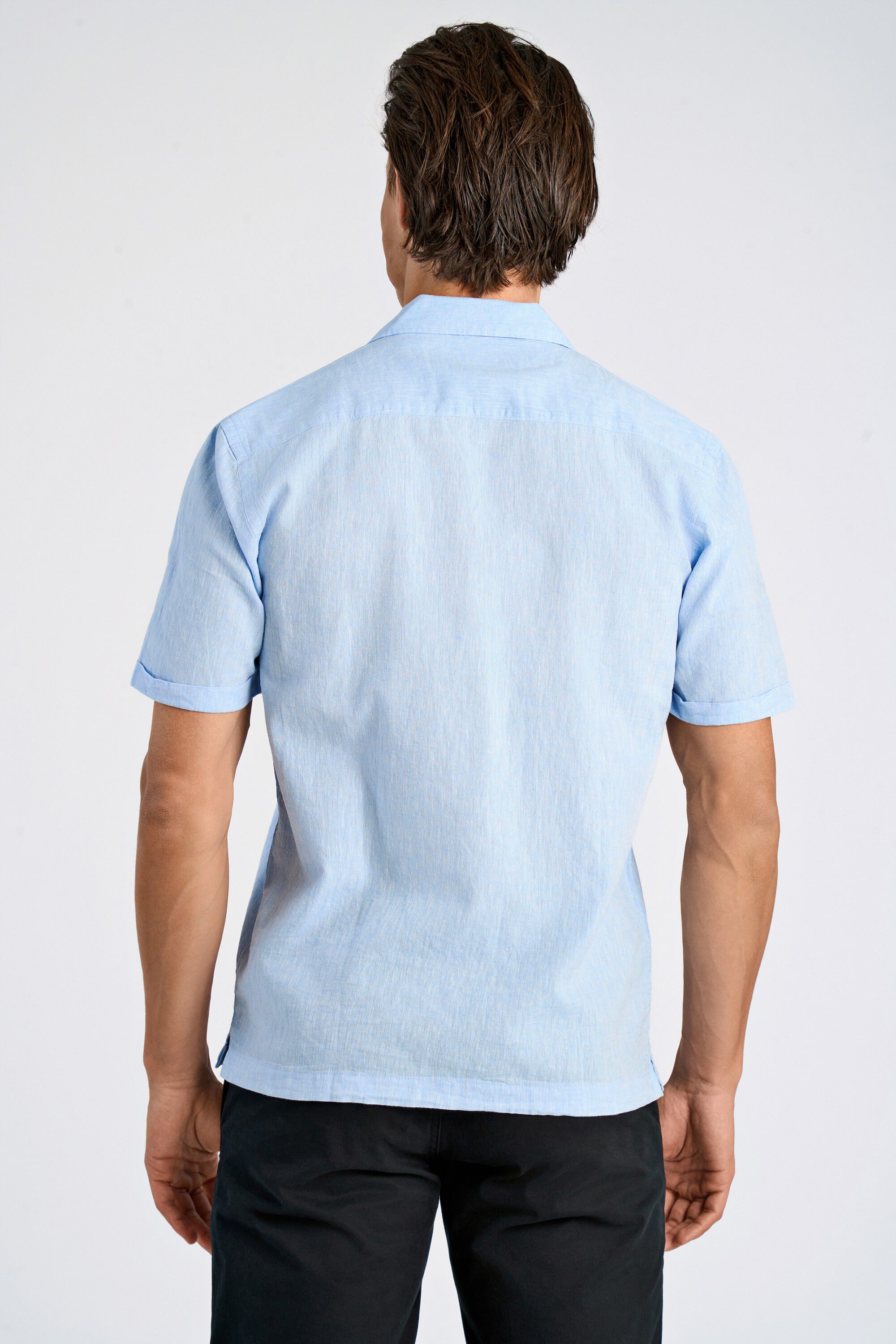 Cotton/linen resort shirt S/S