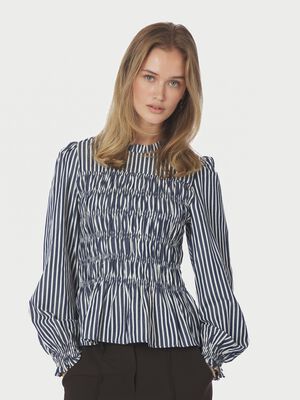 Possa Big Stripe Blouse
