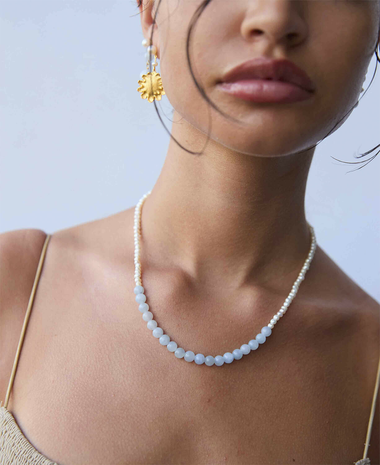 Evelyn pearl halsk&aelig;de