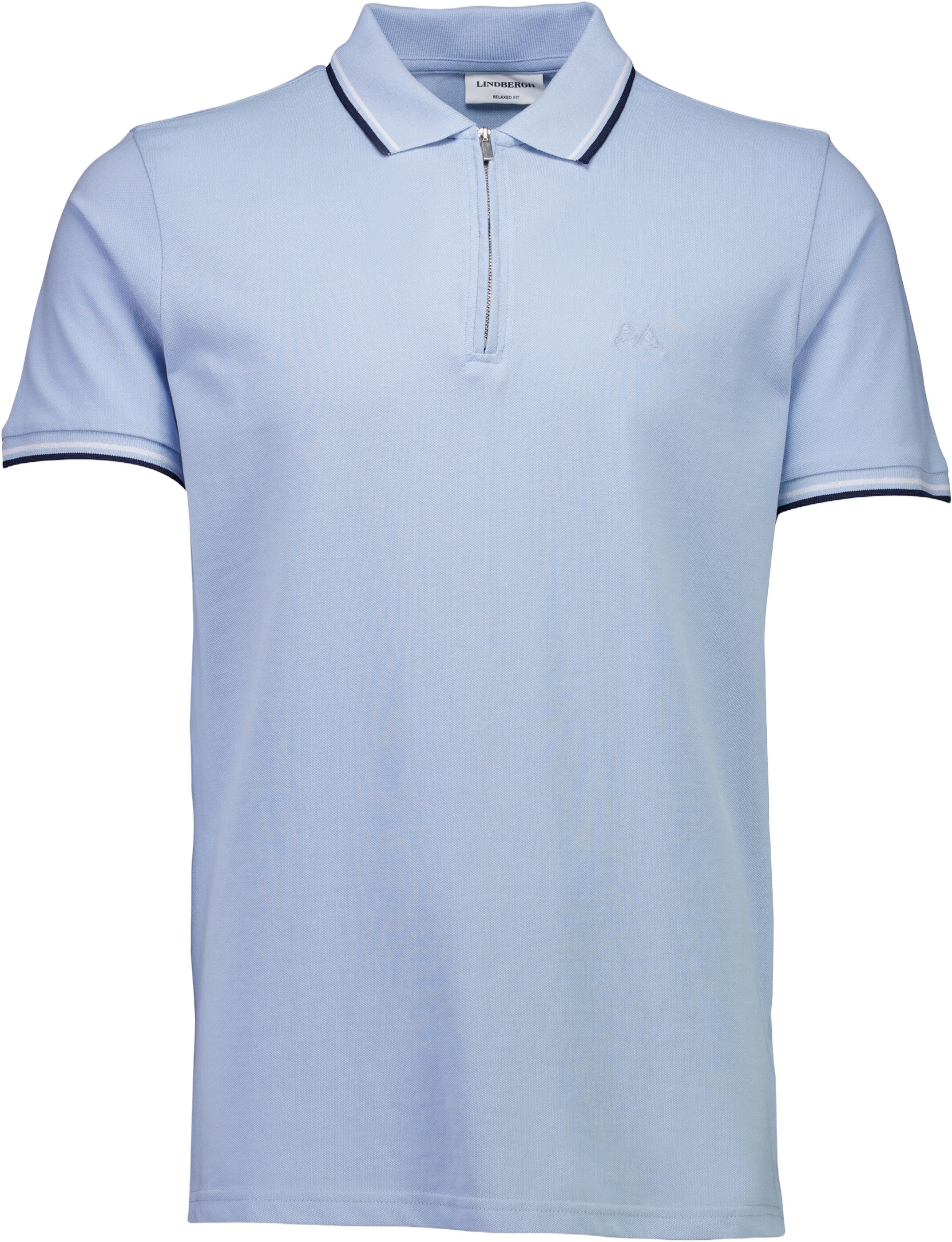 Polo shirt w. zip neck