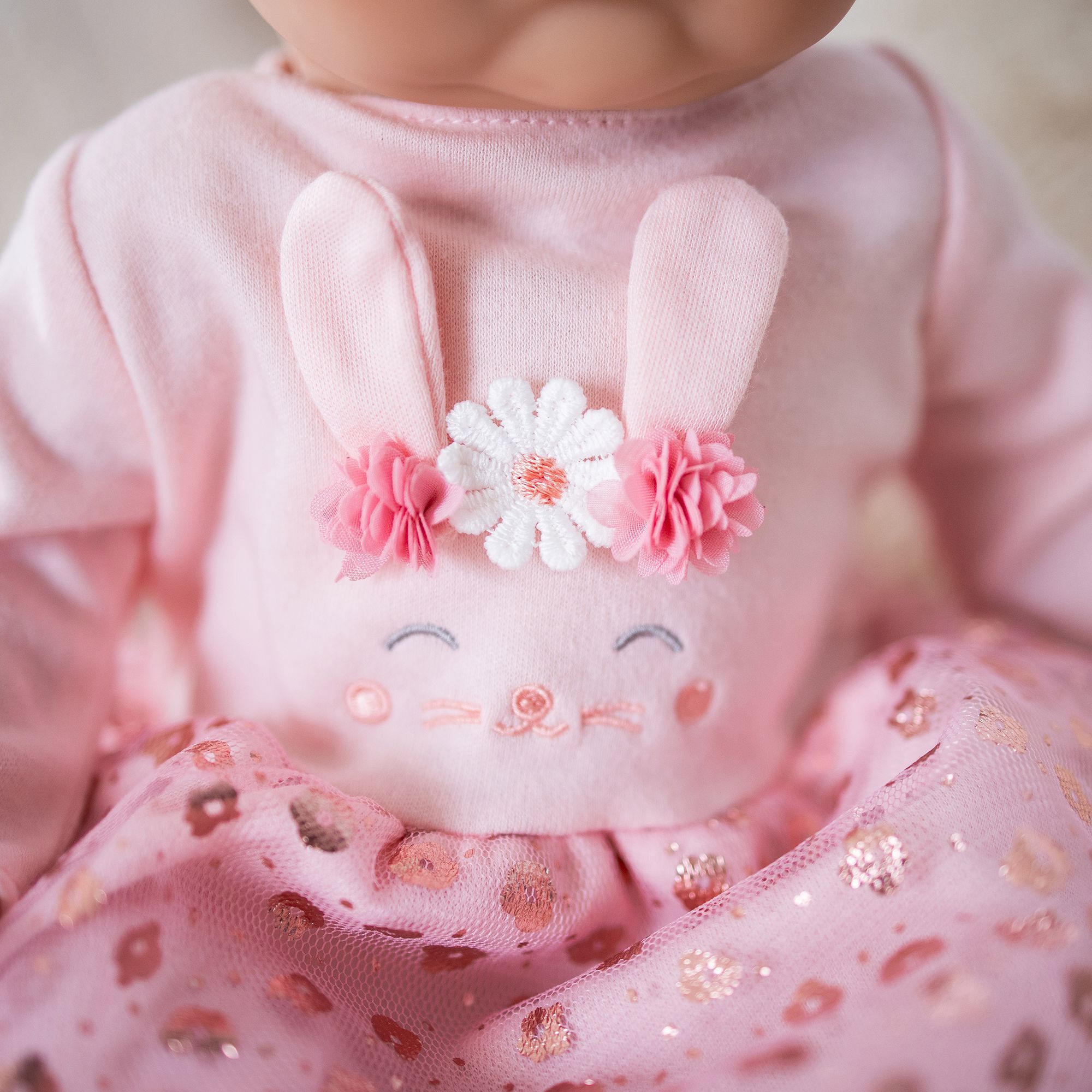 Tiny Treasures Bunny flower outfit