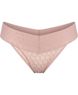 CK Monogram Lace Low Rise Briefs