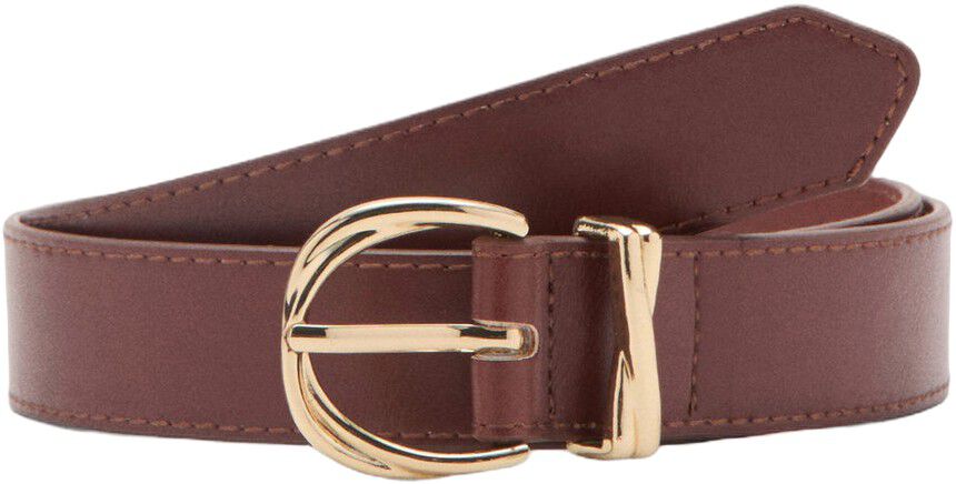Oval buckle belt