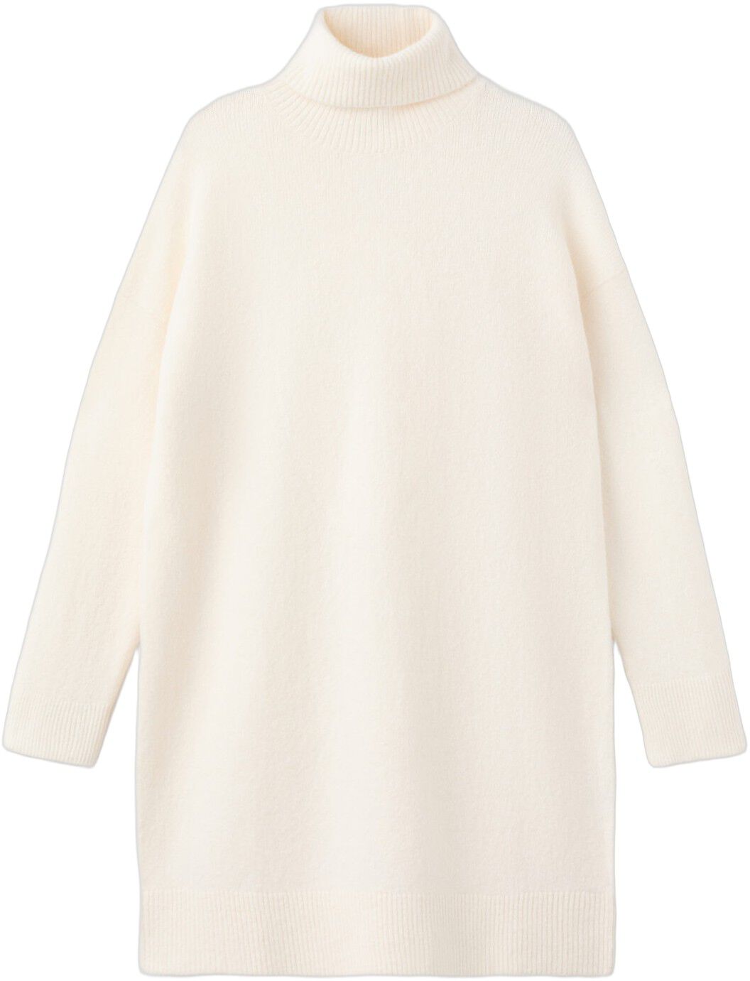 Knitted turtleneck dress