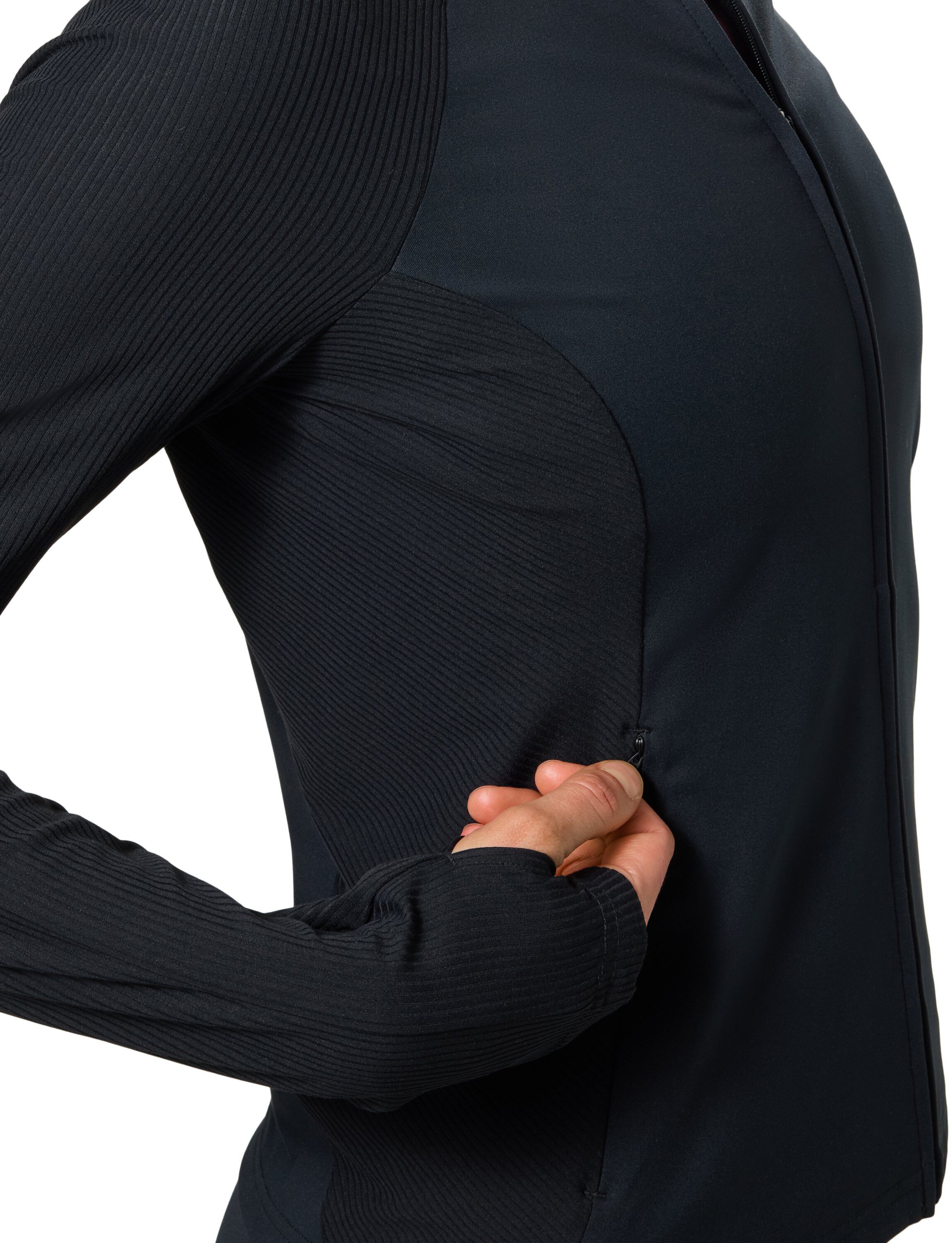 ENE ELLY W RIB ZIP JACKET
