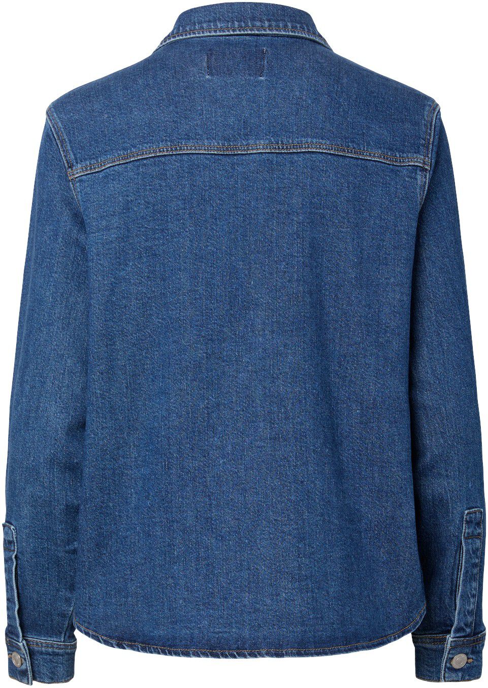 PCSILKE LS DENIM SHIRT BC