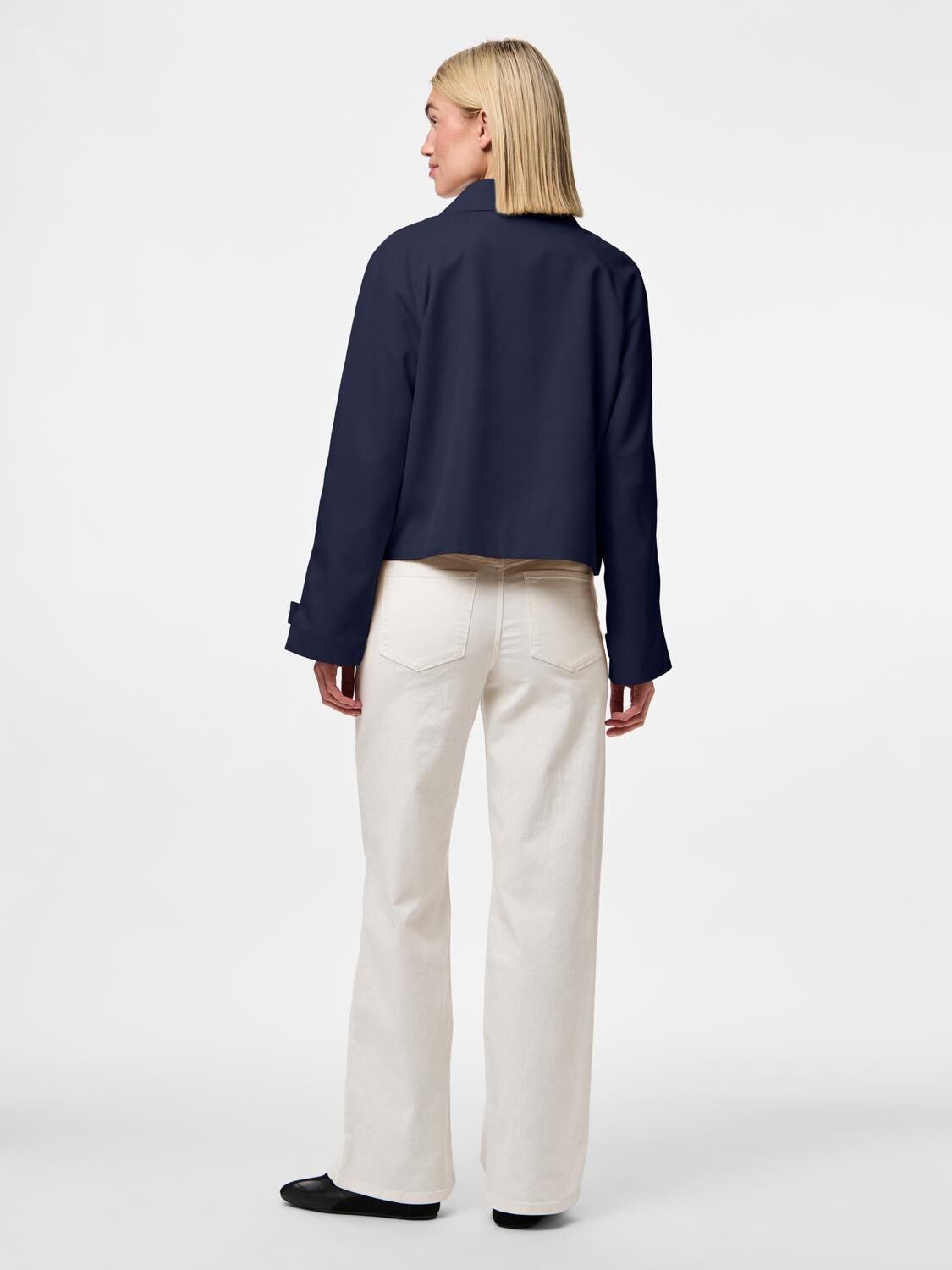 PCSCARLETT LS SHORT TRENCHCOAT NOOS