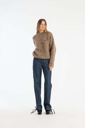 FLUFFY KNIT JUMPER