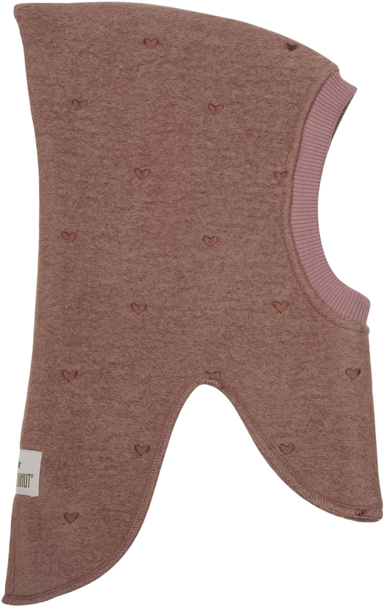 Balaclava All Over Emb. Wool