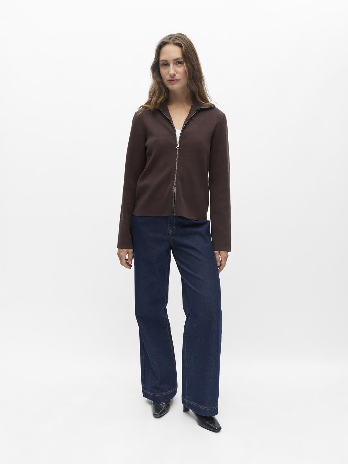 Objreynard L/S Re Zip Cardigan Noos