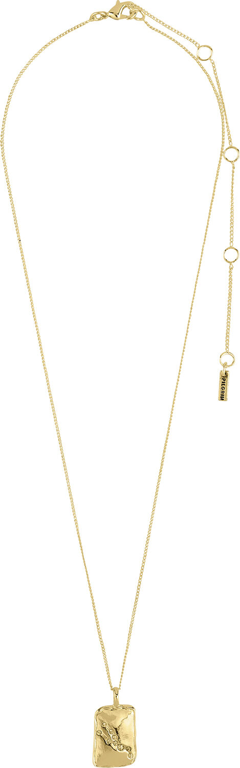 TAURUS recycled Zodiac Sign necklace, gold-plated