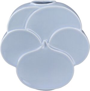 Flower Vase Stedmoderblomst H17 cm bl&aring; porcel&aelig;n