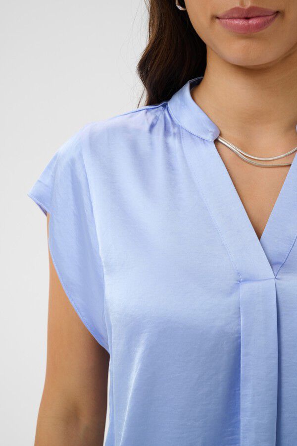 PananSZ Cap Sleeve Blouse