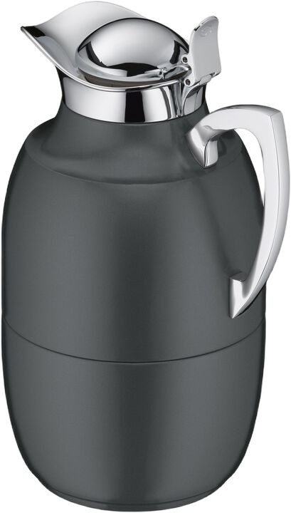 Termokande Juwel 1 liter Mat sort Rustfrit stål
