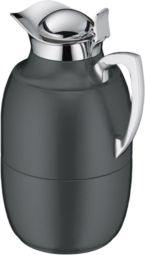 Termokande Juwel 1 liter Mat sort Rustfrit stål