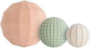 Mushie Nesting Sphere Sensory Toy Blush