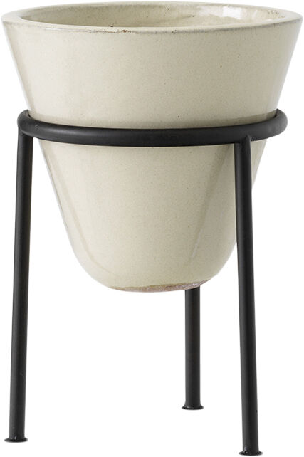 Daiza Planter, H37/&Oslash;25, Ivory