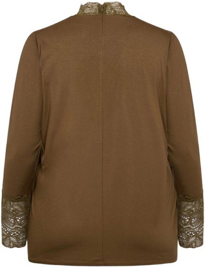 Curvy WA-STELLA 8 Bluse Mørk sand