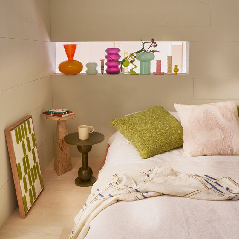 Urban Nature Culture candle holder Tebongo, off white