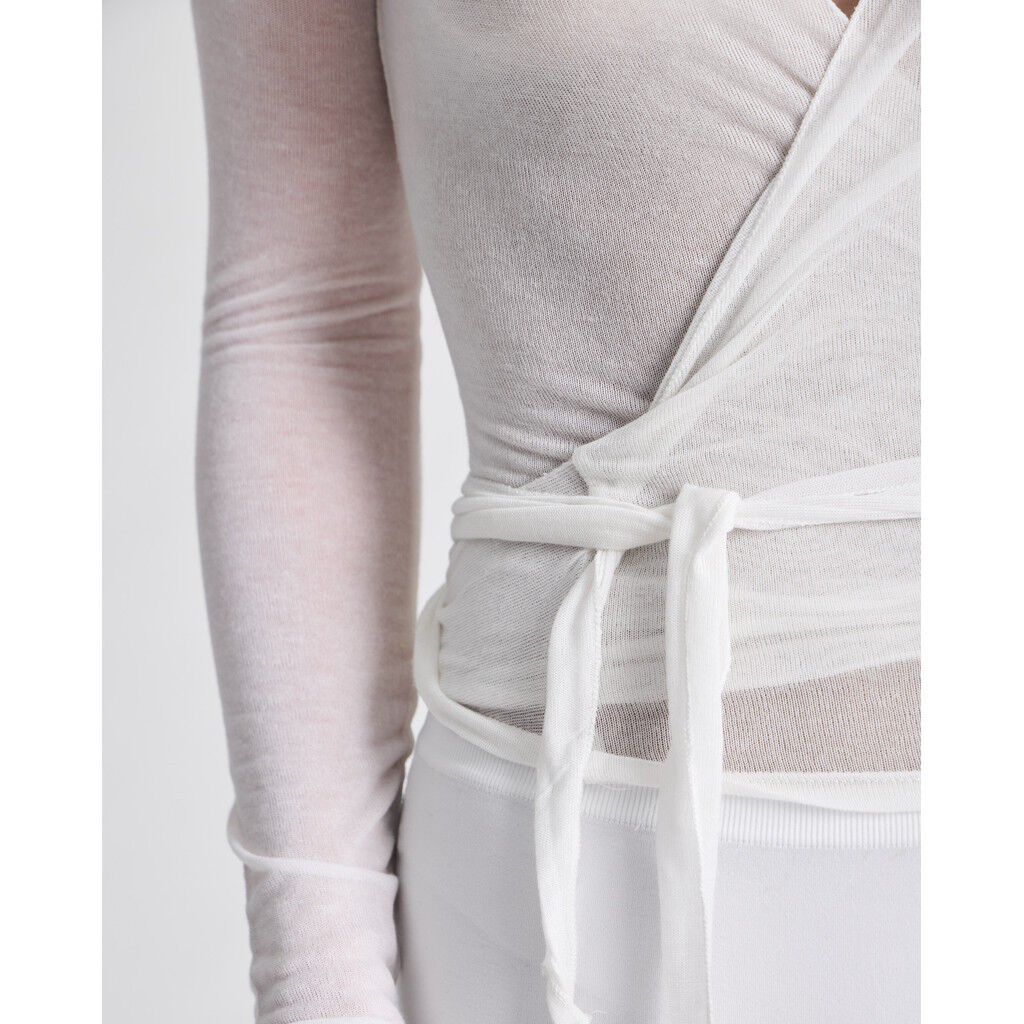 Anne Wrap L/S Wool Top