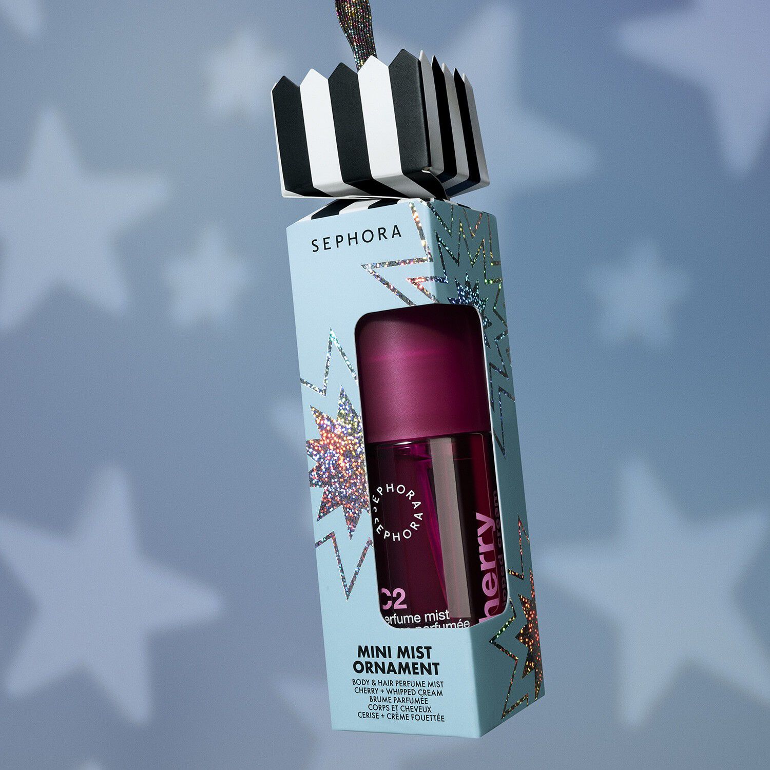 MINI MIST ORNAMENT - S&aelig;t med creme og parfumeret krops- og h&aring;rmist med