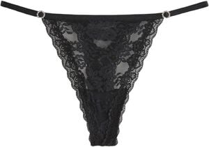 G-strengstrusser i blonde med rhins