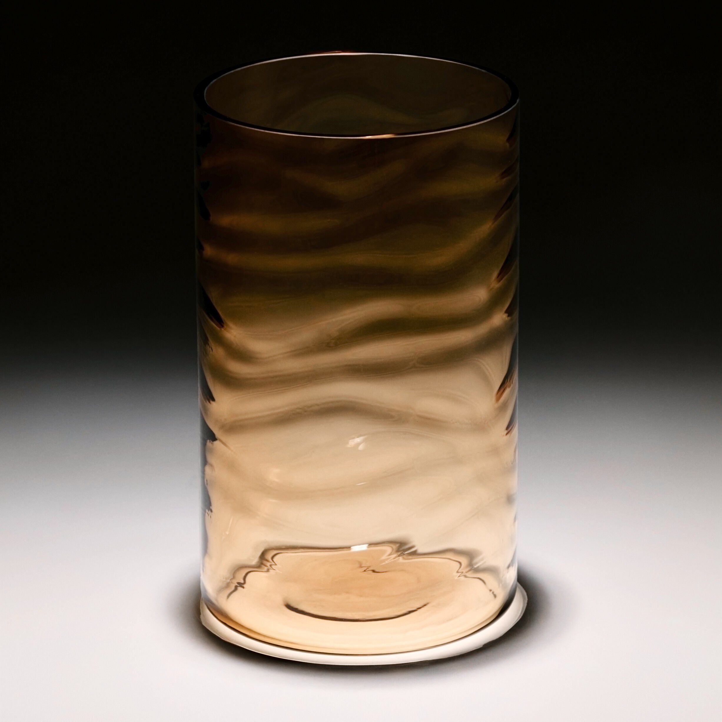 Unda vase 250mm dusk