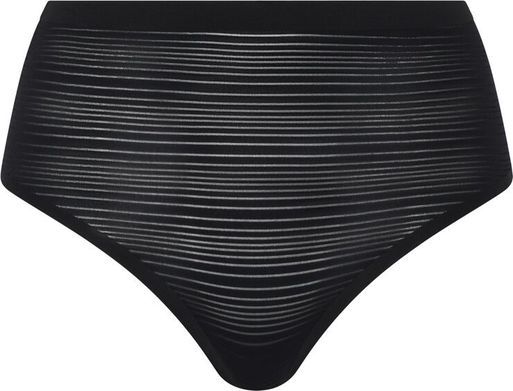 Soft Stretch Stripes High waist thong