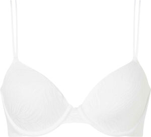 Lightly lined demi-plunge bra