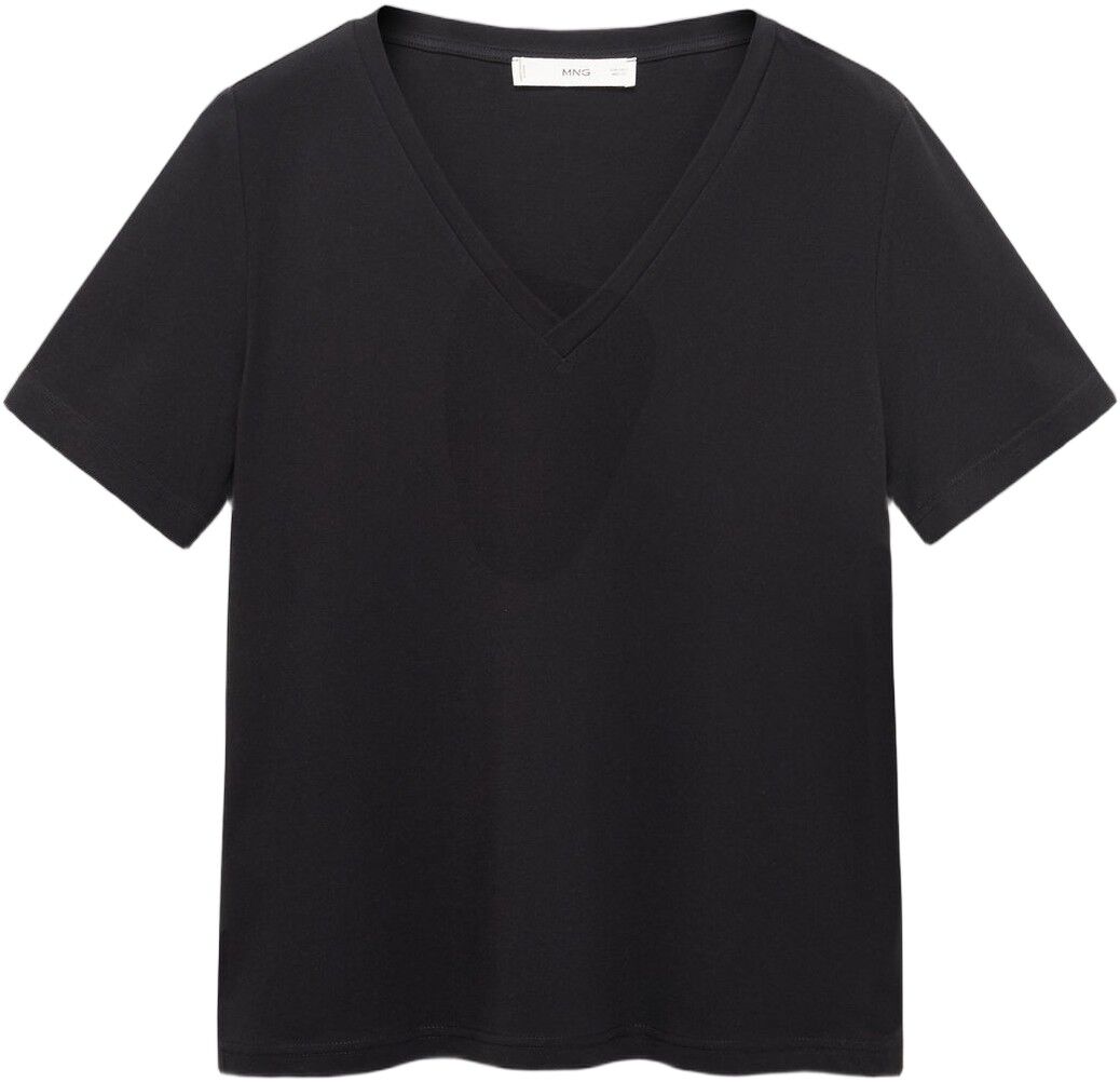 V-neck cotton T-shirt