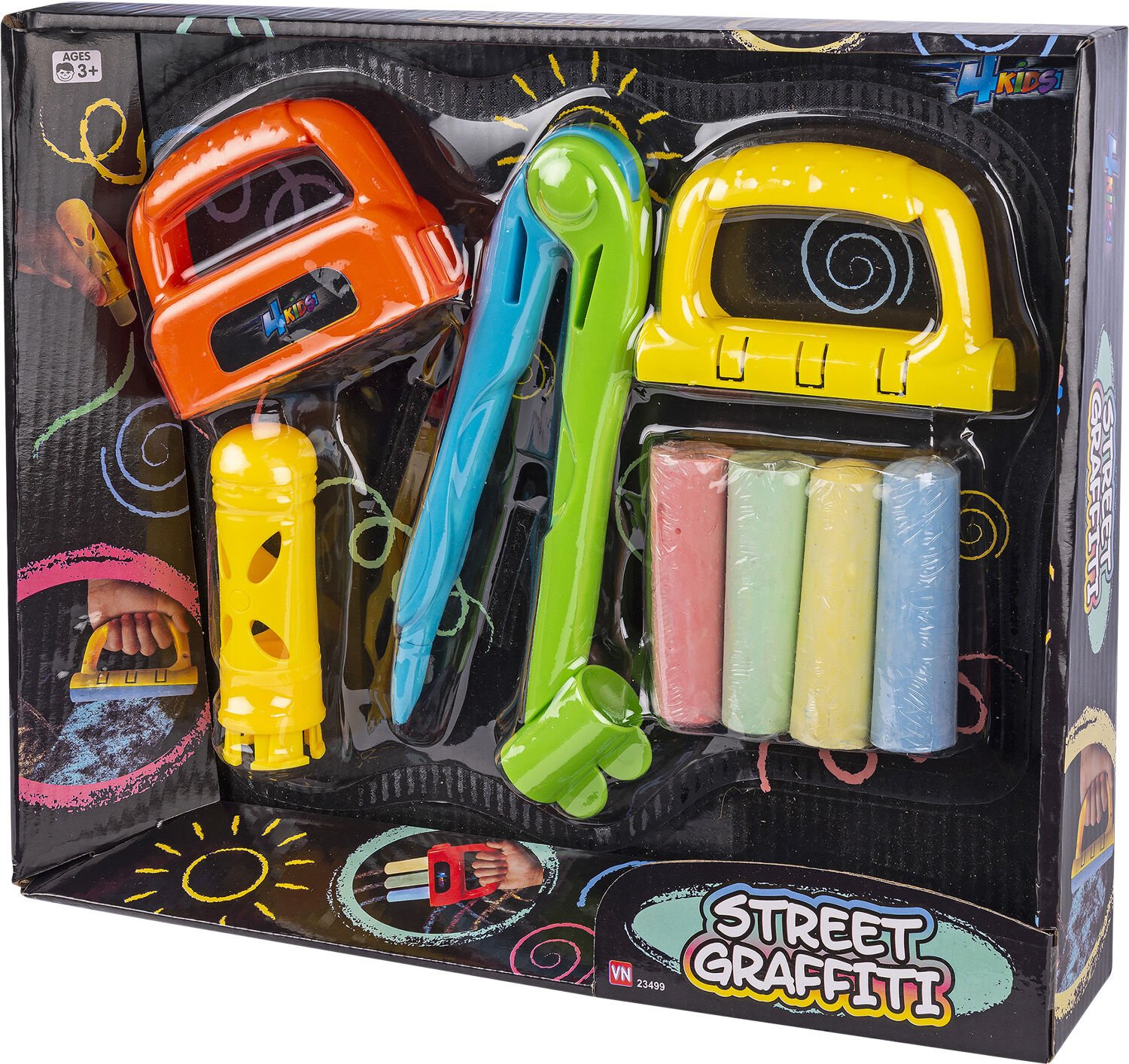 STREET GRAFITT KUNST S&AElig;T