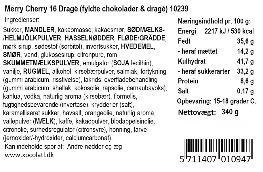 MERRY CHERRY 16 DRAGE