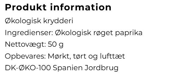 S&oslash;d Paprika