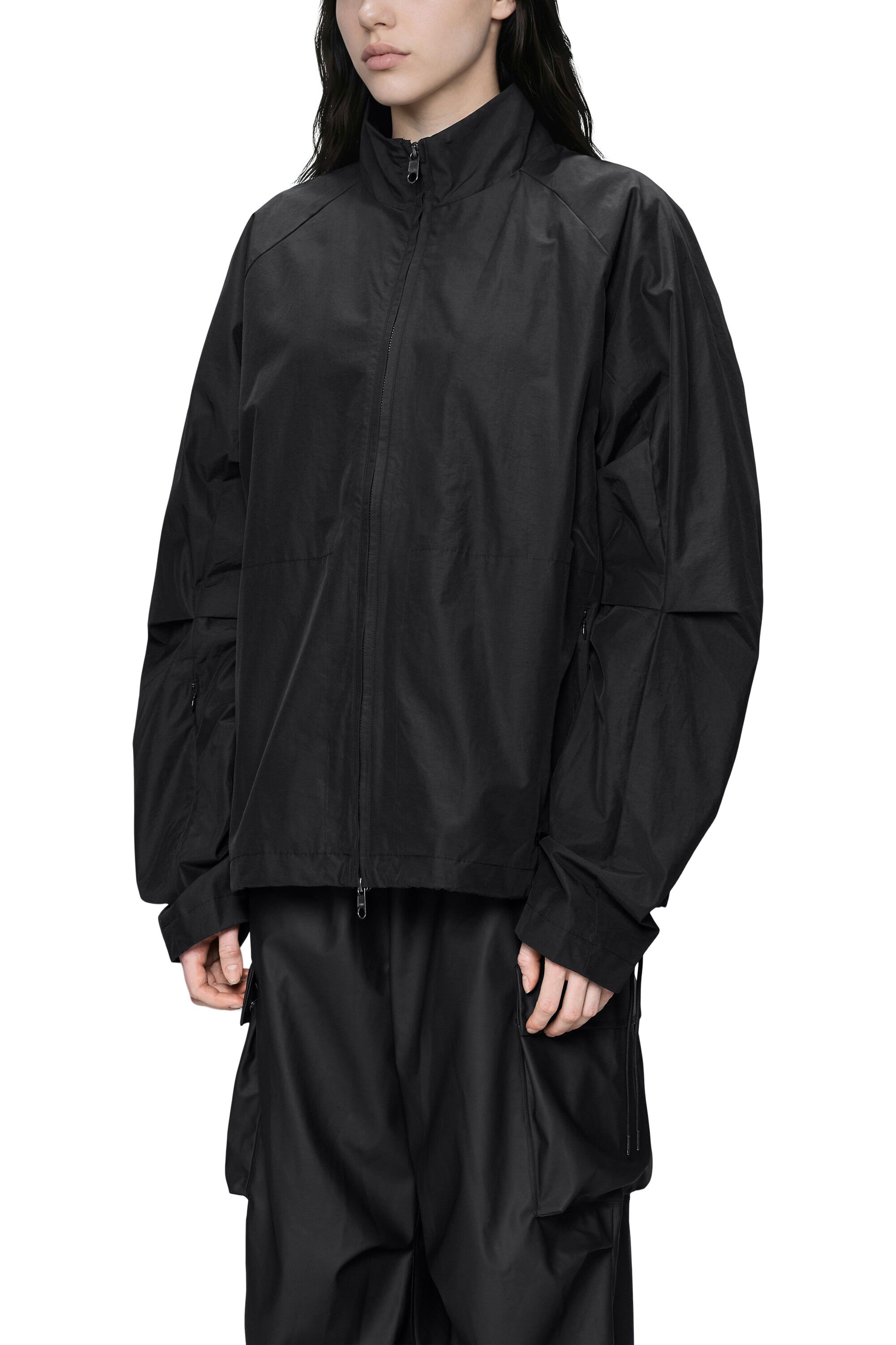 Light Woven Track Top