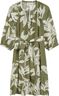 Woven dress, short length, deep v-n