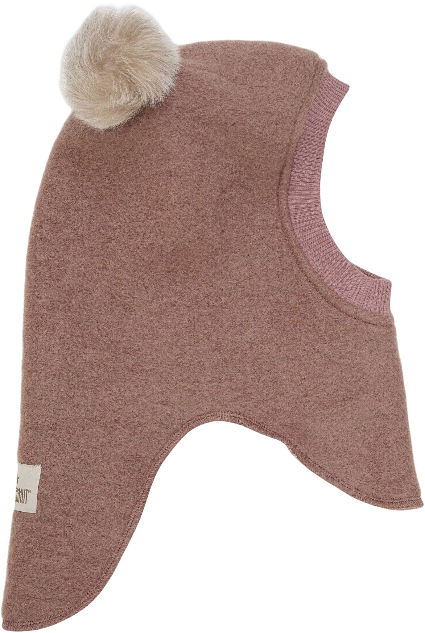 Balaclava Wool Alpaca Pompoms