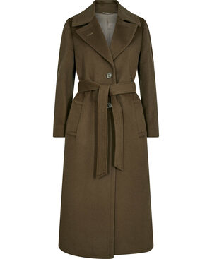Cashmere Coat W - Clareta Belt Long