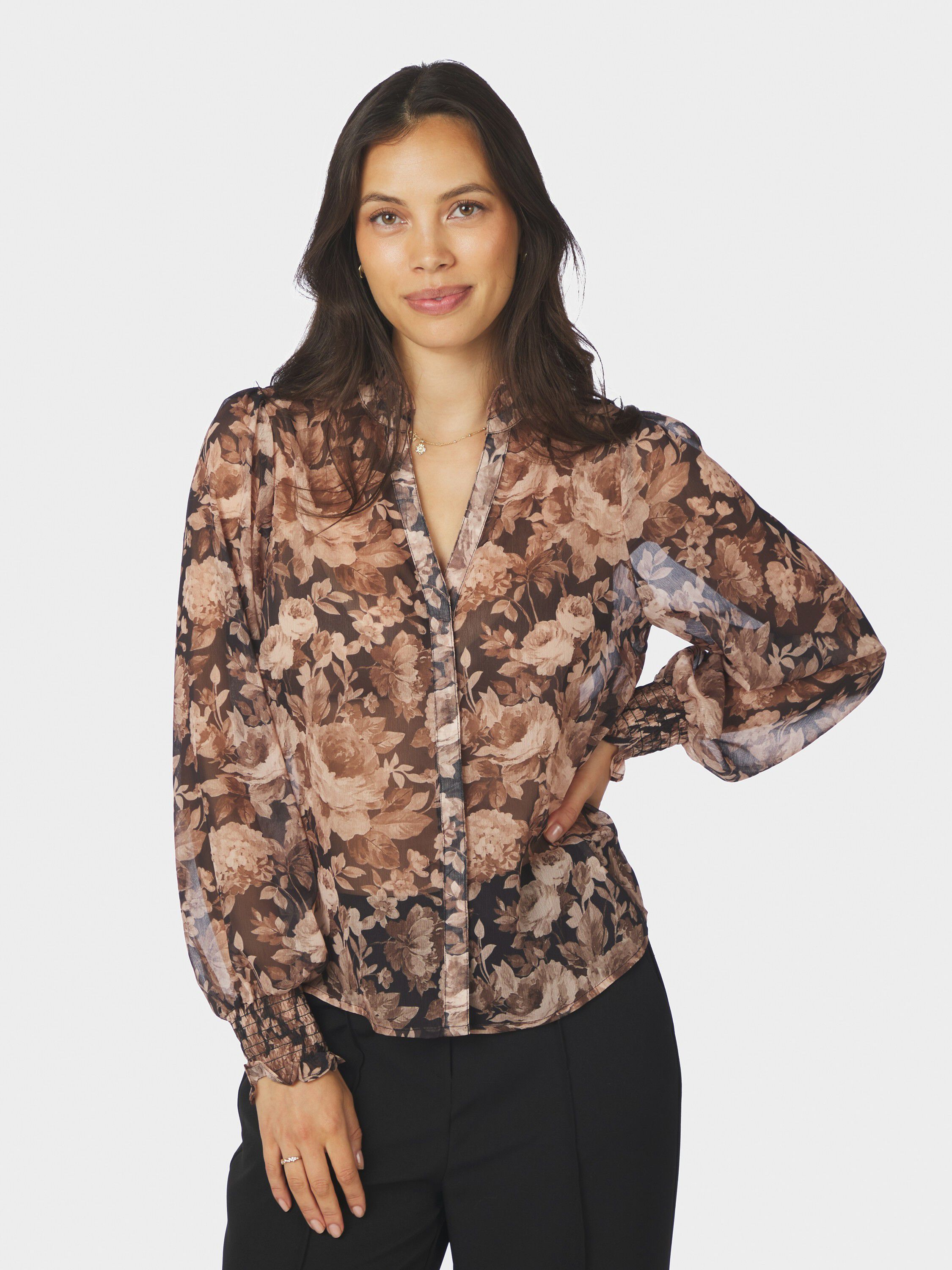 Delsie Vintage Flower Shirt