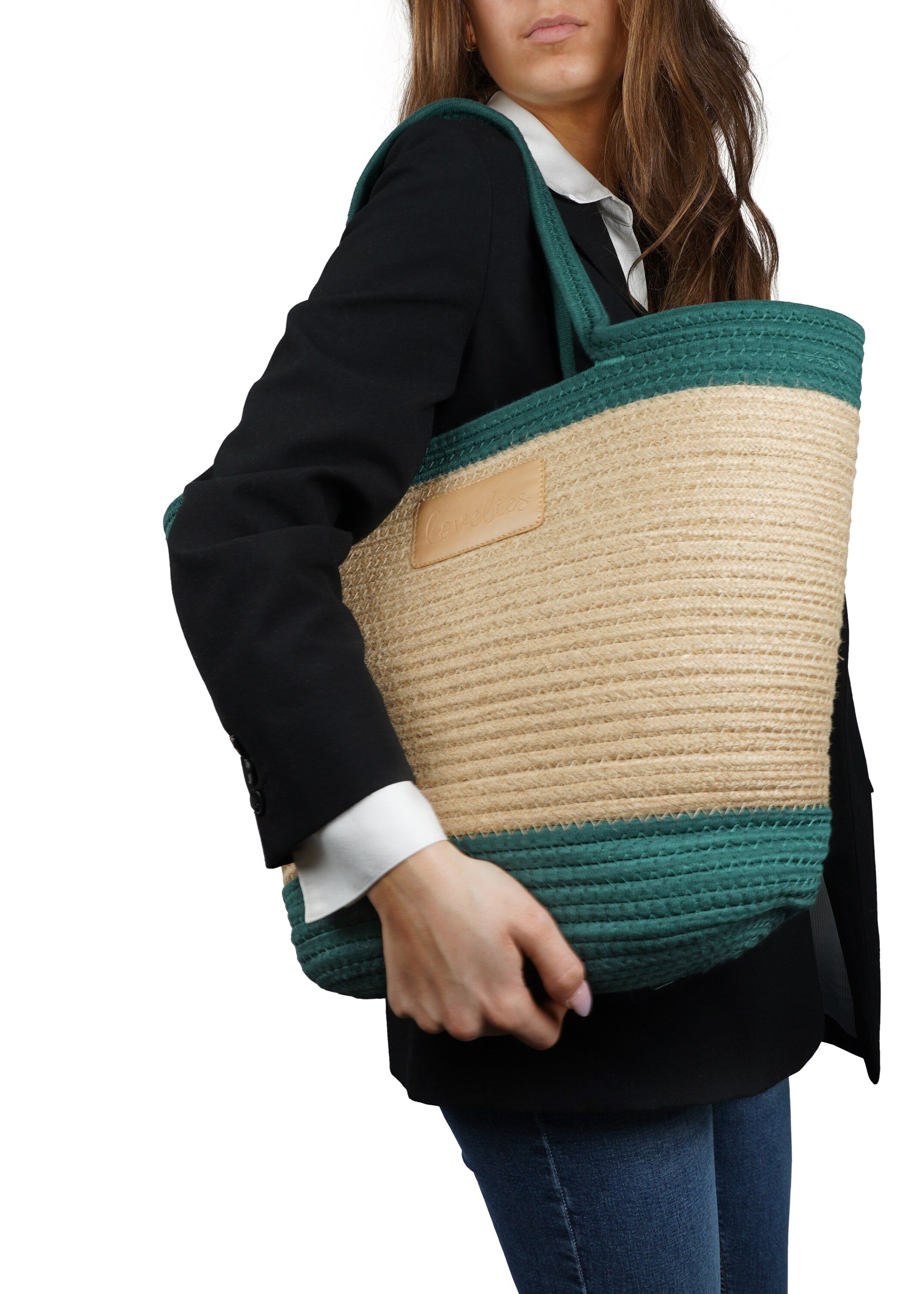 FLAMENCOS - BEACH BAG - LARGE 55 X 35 CM