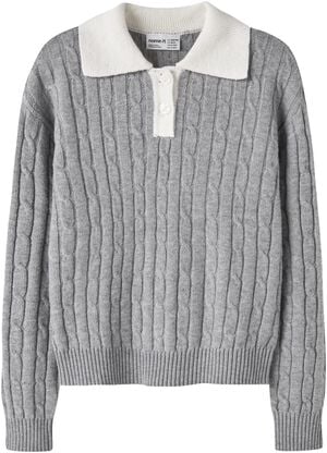 NKFNESSA LS KNIT POLO